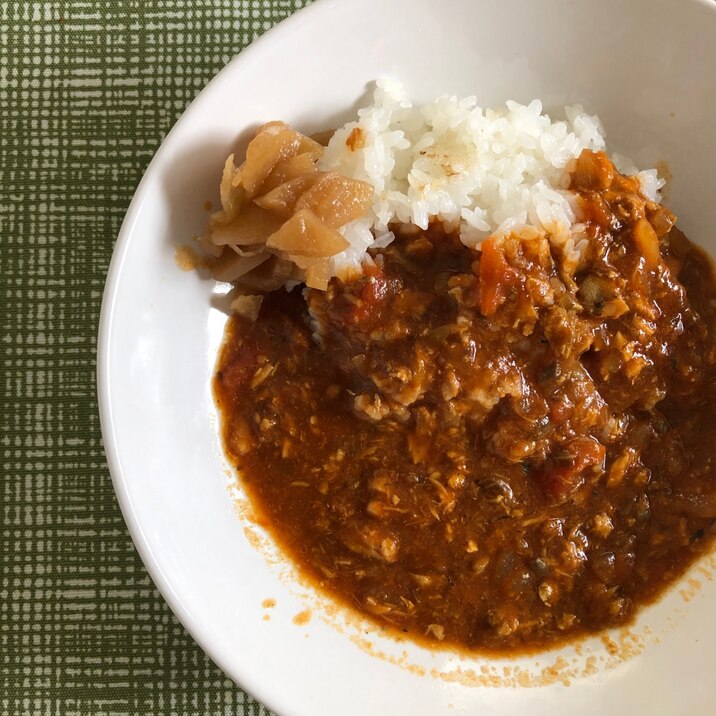 鯖缶トマトカレー